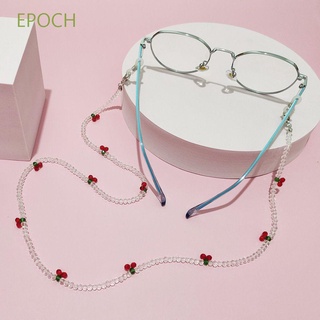 Epoch สายโซ่คล้องแว่นตาป้องกันใบหน้าสายโซ่คริสตัลสําหรับแว่นตา Unisex