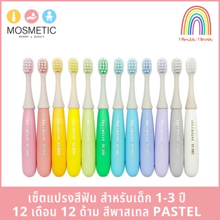 ภาพหน้าปกสินค้าแปรงสีฟันเด็ก The Twelve จากเกาหลี เซ็ตละ 12 ด้าม สำหรับ 1-3 ปี สีพาสเทล Pastel ซึ่งคุณอาจชอบราคาและรีวิวของสินค้านี้