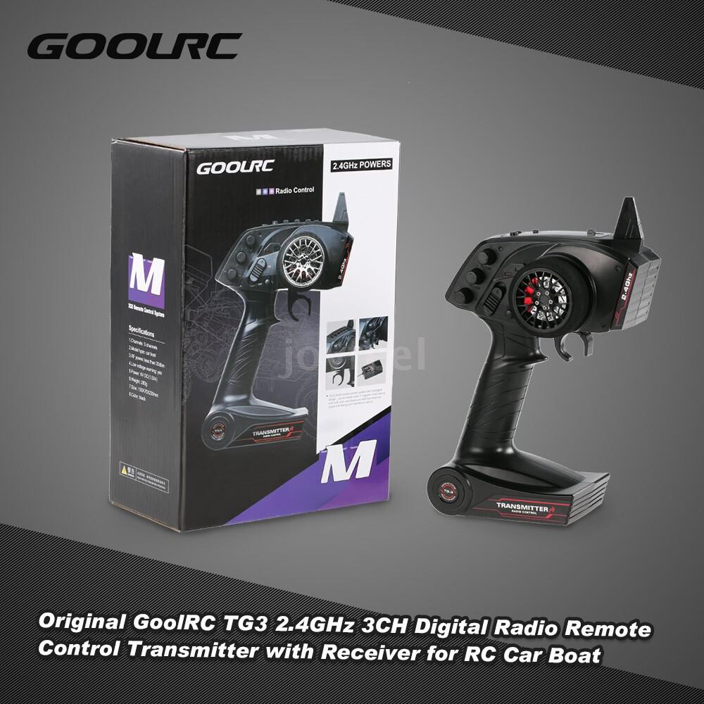 Original GoolRC TX 3 2.4 Ghz 3CH รีโมทควบคุมวิทยุพร้อม Rec | Shopee ...