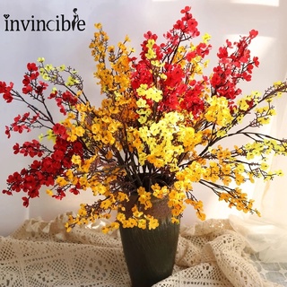 ภาพขนาดย่อของภาพหน้าปกสินค้า1 Bunch Artificial Gypsophila DIY Simulation Fake Flowers Holding Bouquet Decor For Wedding Christmas Festival จากร้าน invincible.th บน Shopee