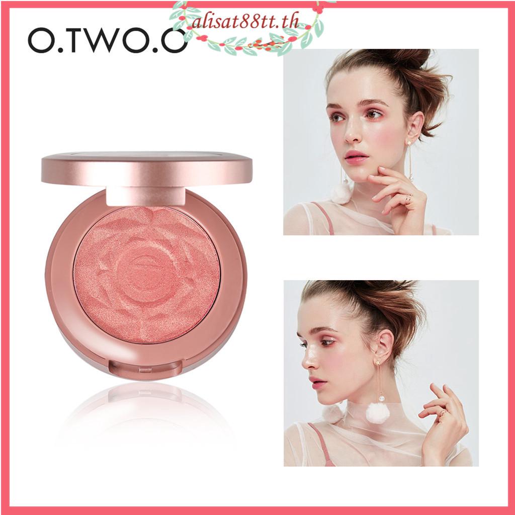 O.TWO.O 6 สีปัดแก้มบลูมมิ่งกรูมมิ่งแป้งเรียบไม่มีบลูมมิ่งยาวนานบลัชออน Palette