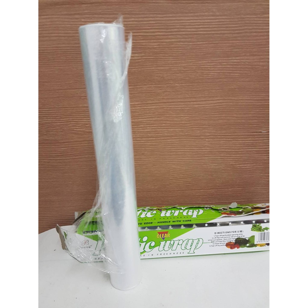 plastic-wrap-พลาสติกห่ออาหาร-พร้อม-ที่ตัดในตัว-ขนาด-10-เมตร-20-เมตร-และ-30-เมตรหน้ากว้าง-30-ซม