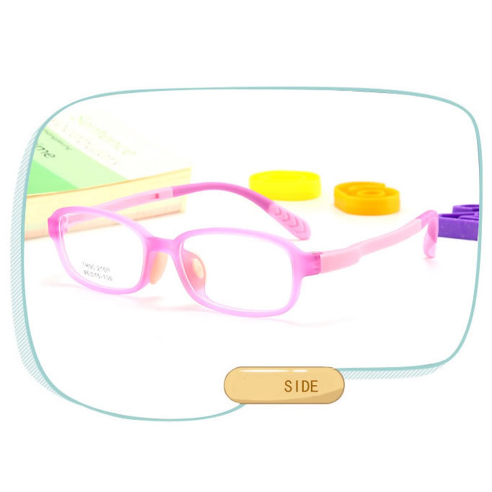 korea-แว่นตาแฟชั่นเด็ก-แว่นตาเด็ก-รุ่น-2100-c-4-สีชมพู-ขาข้อต่อ-วัสดุ-tr-90-สำหรับตัดเลนส์-เบาสวมไส่สบาย