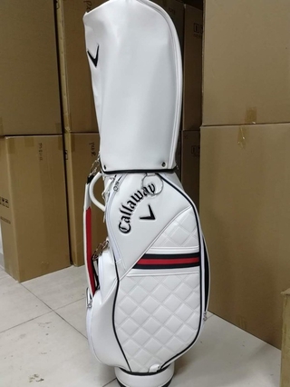สินค้า 【GOLF BAG】กระเป๋ากอล์ฟผู้ชายและผู้หญิงที่มีถุงกอล์ฟกันน้ำ PU กระเป๋ามาตรฐานถุงกีฬากอล์ฟ