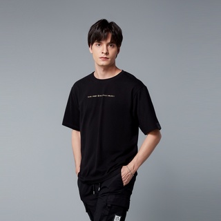 เสื้อยืดใหม่ 2022DAVIE JONES เสื้อยืดโอเวอร์ไซส์ พิมพ์ลาย สีดำ Graphic Print Oversized T-Shirt in black WA0098BK 99BKL X
