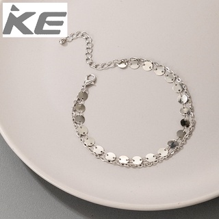 Simple Round Anklet Wear With Beach Silver Ladies Anklet for girls for women low price