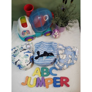 สินค้า รุ่นหนา(119บ./4ตัวขึ้นไป)ขาจั๊ม Abc Jumper กางเกงหัดเลิกแพมเพิส #กางเกงซับฉี่