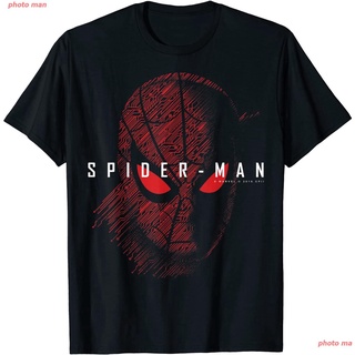 ราคาต่ำสุด!!สไปเดอร์แมน เสื้อยืด Spider-Manเสื้อยืด Marvel Spider-Man Far From Home Tech Spider-Man Logo T-Shirt menS-3X