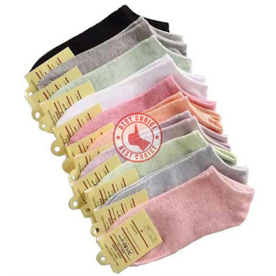 ภาพหน้าปกสินค้าถุงเท้าญี่ปุ่น ข้อสั้น  สีพาสเทล ญี่ปุ่นช่วยซับเหงื่อกันอับเท้า ไม่อับชื้น ใส่ได้ทั้งหญิง-ชาย  bc99
