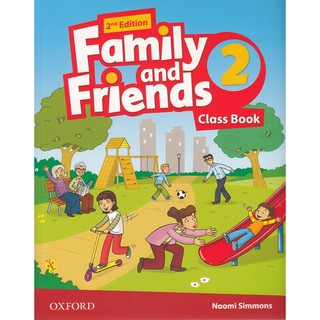 DKTODAY หนังสือแบบเรียน FAMILY &amp; FRIENDS 2:CLASS BOOK (2ED) 2019