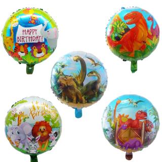 18inch Tiger Lion Elephant Dinosaur Foil Balloon Jungle Theme Party Birthday Decorations Kids Party Toys Ballon Balls