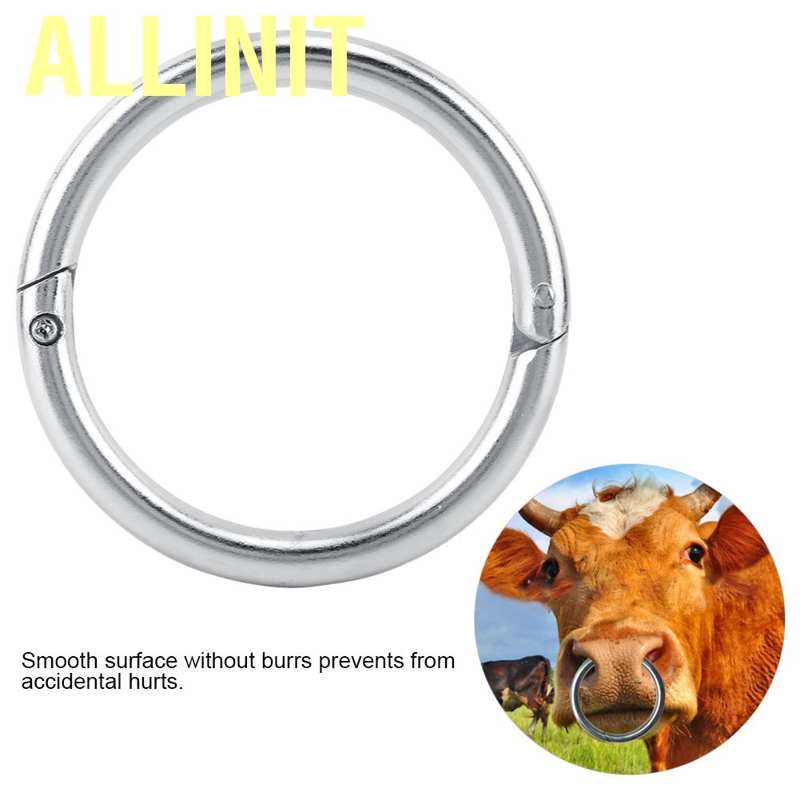 allinit-bovine-แหวนสเตนเลสจมูกวัว-อุปกรณ์เสริมสําหรับคู่แต่งงาน