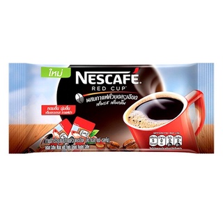 Nescafe Red Cup Instant Coffee เนสกาแฟ เรดคัพ กาแฟสำเร็จรูปผสมกาแฟคั่งบดละเอียด 2กรัม แพค 48 ซอง