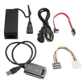 ภาพหน้าปกสินค้าUSB To SATA IDE Serial Parallel Port Cable Line for 2.5/3.0 inch Hard Disk ที่เกี่ยวข้อง