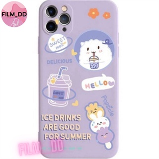 🧨-พร้อมส่งในไทย-เคสซิลิโคนลายการ์ตูน ใช้สำหรับIPทุกรุ่น #908