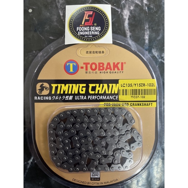 Tobaki TIMING CHAIN RACING LC 4S 5S LC135 / Y15 97L 98L 99L 100L 101L ...