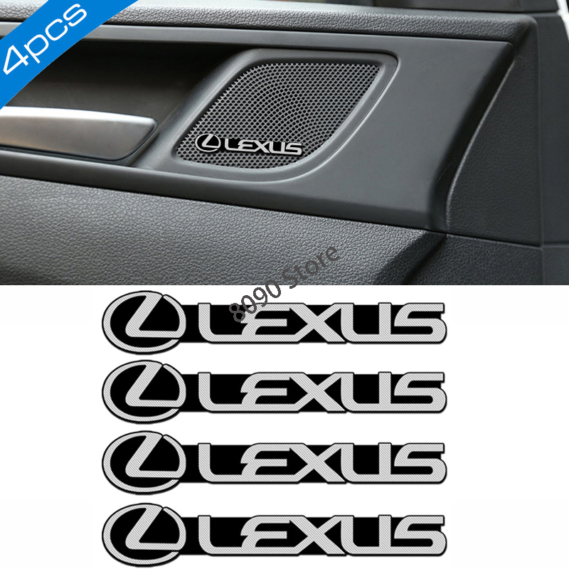 สติกเกอร์โลโก้รถยนต์-อัลลอย-ขนาดเล็ก-สําหรับตกแต่ง-lexus-rx350-rx400-rx450-rx200t-4-ชิ้น-ต่อชุด