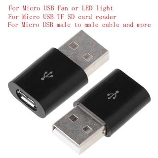 อะแดปเตอร์แปลง USB 2.0 Male to Micro USB Female