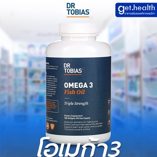 ภาพหน้าปกสินค้า⭐⭐⭐พร้อมส่ง Dr. Tobias, Omega 3 Fish Oil, Triple Strength, 180 Softgels ซึ่งคุณอาจชอบสินค้านี้