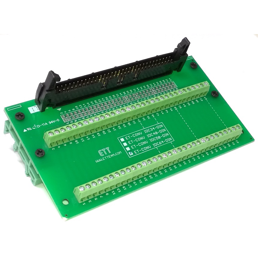 et-conv-idc64-din-เปลี่ยนขั้ว-header-connector-ตัวผู้-2-54mm-โดยเปลี่ยนขั้วต่อจาก-idc-ที่มาจากสายแพร์ให้เป็น-terminal