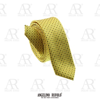 ภาพขนาดย่อของภาพหน้าปกสินค้าANGELINO RUFOLO Necktie(NTSL-จุด014) เนคไทผ้าไหมทออิตาลี่คุณภาพเยี่ยม ดีไซน์ Dot สีเหลือง/ฟ้า/เลือดหมู/น้ำตาล/ม่วง จากร้าน angelino_rufolo บน Shopee