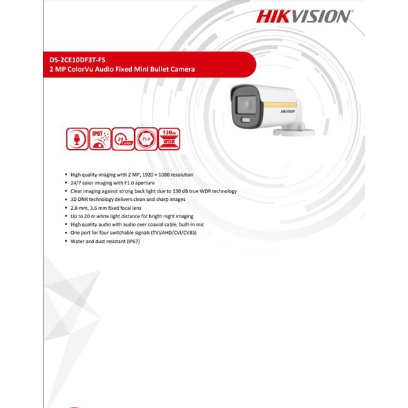 hikvision-colorvu-กล้องวงจรปิด-2mp-รุ่น-ds-2ce10df3t-fs-3-6-6-dvr-ids-7208hqhi-m1-s-1-ชุดอุปกรณ์-แถมฟรีสายlan-5m
