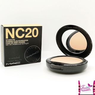 🔥โปรค่าส่ง25บาท🔥MAC Studio Fix Powder Plus Foundation 15g แป้งตลับ แม็ค สตูดิโอ พาวเดอร์ เครื่องสำอาง เคาร์เตอร์แบรนด์