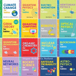 [✅หนังสือเด็ก] Baby University Chris Ferrie STEM board book for babies loves blockchain quantum physics 8 little planets