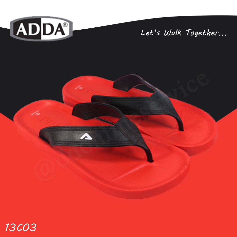 adda-รองเท้าแตะหูหนีบผู้หญิง-ผู้ชาย-รองเท้าแฟชั่น-รุ่น-13c03
