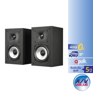 Polk Audio Monitor XT15 - Compact High-Resolution Bookshelf Loudspeakers (Pair) (MXT15)