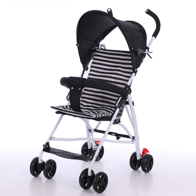ภาพหน้าปกสินค้ารถเข็นเด็ก Baby Stroller รองรับหนัก ฟรี เบาะ สีดำBlack จากร้าน tutu1688 บน Shopee