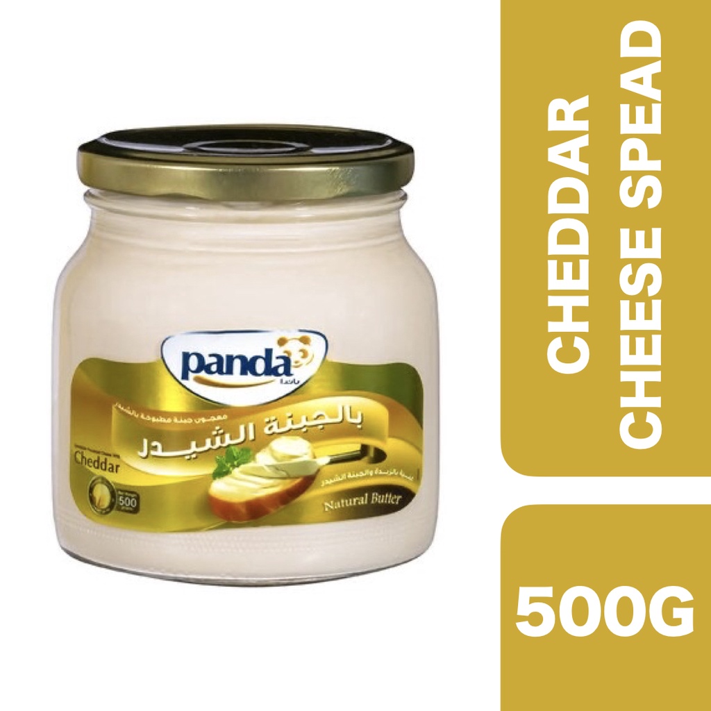 Panda Cheddar Cheese Spread 500g ++ แพนด้า เชดด้าชีสสเปรด 500 กรัม ...