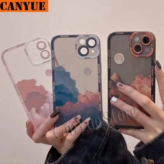 Huawei P50 P40 P30 P20 Pro P 30 P 20 Lite / P50Pro P40Pro P30Pro P20Pro P30Lite P20Lite Cloud Painting Watercolor Case Soft TPU Back Cover Flexible Silicon Phone Casing Camera Protection Shell Cases