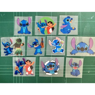 ตัวรีดการ์ตูนสุดฮิต Lilo &amp; Stitch 💫 ตัวรีดติดเสื้อสติกเกอร์ stitch 💫 รีดง่ายแผ่นฟิมล์รีดร้อน