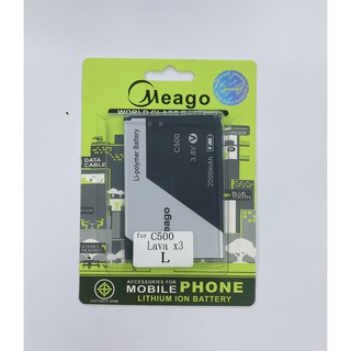 แบตเตอรี่มีโก้ meago รุ่น lava x3 สินค้าพร้อมส่ง