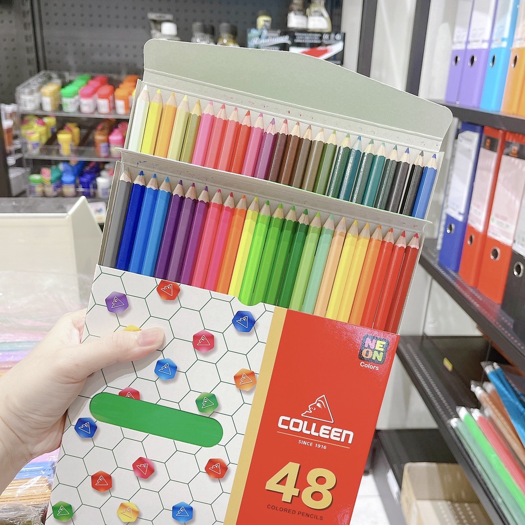 colleen-สีไม้คอลลีน-มี-48-สี-แบบหัวเดียว