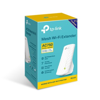 ภาพขนาดย่อของภาพหน้าปกสินค้าTP-LINK RE200 AC750 Mesh Wi-Fi Range Extender จากร้าน oottoo_ocz บน Shopee