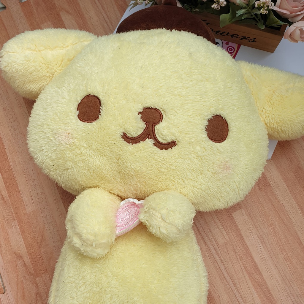 ตุ๊กตา-pom-pom-purin-sanrio-น่ารัก-มือสอง-สภาพดี-ขนาด-19-นิ้ว