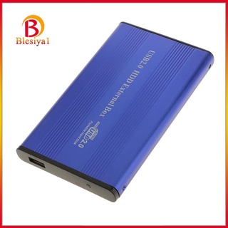 USB2.0 IDE External 2.5" SSD HDD Hard Drive Enclosure Laptop Disk Case -Blue
