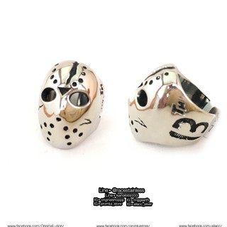 แหวนเจสัน friday Jason Voorhees ring สแตนเลสแท้ stainless 316l แหวนผู้ชาย แหวนแฟชั่น แหวนเท่ๆ แหวนสแตนเลส