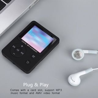 Player kingdom เครื่องเล่นเพลง Mp3 Mp4 หน้าจอสี แบบพกพา น้ําหนักเบา ปุ่ม Usb2.0