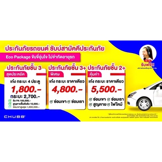 ภาพหน้าปกสินค้าชับบ์ ประกัน ชั้น 3 3+ 2+ ประกัน ป3 ป3+ ป2+ บ.ชับบ์ ประกันภัย ซึ่งคุณอาจชอบราคาและรีวิวของสินค้านี้