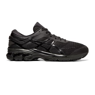 Asics รองเท้าวิ่งผู้ชาย Gel-Kayano 26 (2E) Wide | Black/Black ( 1011A542-002 )