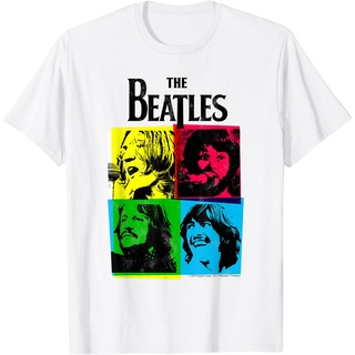 เสื้อยืดโอเวอร์ไซส์เสื้อยืด พิมพ์ลาย The Beatles CMYK BeatlesS-3XL