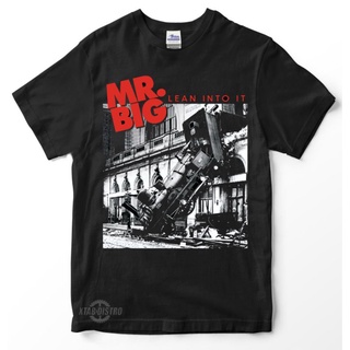 [S-5XL]เสื้อยืด พิมพ์ลาย MR BIG LEAN INTO IT พรีเมี่ยม สไตล์วินเทจ โอเวอร์ไซซ์ สําหรับผู้หญิง