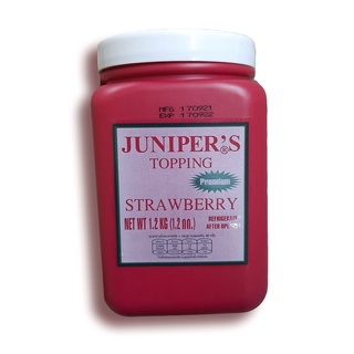 Juniper Strawberry Topping 1.2 KG. จูนิเปอร์ สตรอเบอร์รี่ ท็อปปิ้ง 1.2 กิโลกรัม