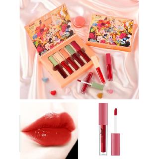 Aku ลิปสติกติดทนนาน JIAYA สีส้มอิฐ สีเเดงตุ่น