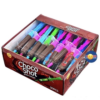 💉Choco Shot pure cocoa โกโก้ ช็อกโกแลตเข็มฉีดยา 8g x 30pcs