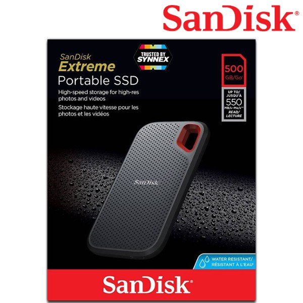 SanDisk EXTREME SSD 500GB speed อ่าน 550MB/s เขียน 500MB/s