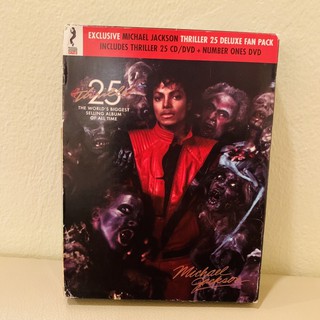 Michael jackson Thriller fanpack CD DVD very rare limited edition paper slipcase